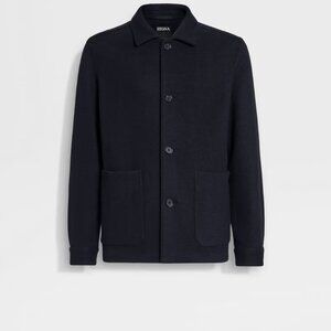 ZEGNA Jerseywear Wool and Cashmere Alpe Chore Jacket NWT Size 46